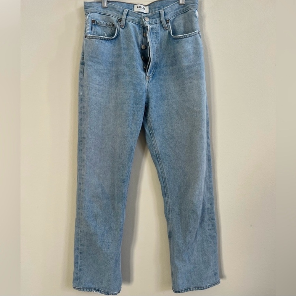 Agolde Lana Straight Jean in Riptide